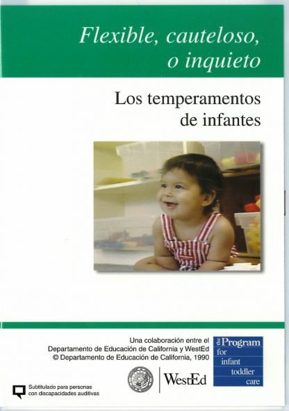 Cover for Flexible, cauteloso, o inquieto: Los temperamentos de infantes DVD