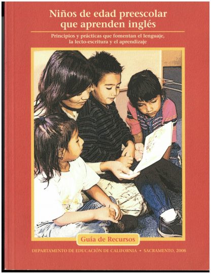 Cover for Niños de edad preescolar que aprenden inglés, primera edición