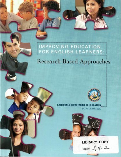 Cover for Improving Education for English Learners: Research-Based Approaches