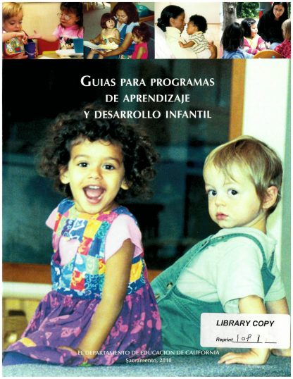 Cover for Guías para programas de aprendizaje y desarrollo infantil