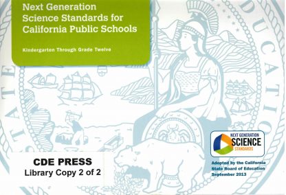 Cover for Next Generation Science Standards for California Public Schools