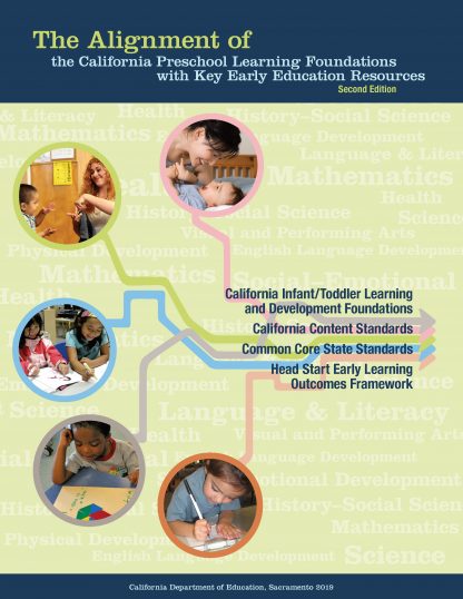 Cover for The Alignment of the California Preschool Learning Foundations with Key Early Education Resources